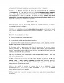 ACTA CONSTITUTIVA DE SOCIEDAD ANONIMA DE CAPITAL VARIABLE