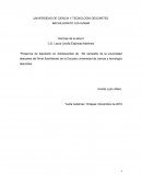 Presencia de depresión en adolescentes de 5to semestre de la Universidad Descartes