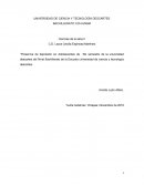 “Presencia de depresión en Adolescentes de 5to semestre de la universidad descartes del Nivel Bachillerato de la Escuela universidad de ciencia y tecnología descartes.