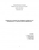 Rendimiento academico y autoestima.