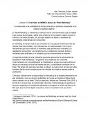 Lectura 10: Chevrolet: de MEME a táctica de “Real Marketing”