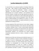 Las Dos Culturas De C. P. SNOW.