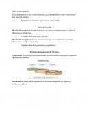 ¿Qué es una mezcla?