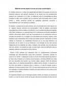 Maltrato animal desde el punto de vista criminológico