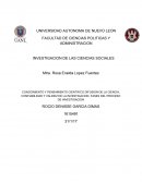 CONOCIMIENTO Y PENSAMIENTO CIENTIFICO DIFUSION DE LA CIENCIA, CONFIABILIDAD Y VALIDEZ DE LA INVESTIGACION, FASES DEL PROCESO DE INVESTIGACION
