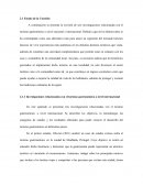 Ejemplo de estado de la cuestión.