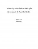 Libertad y amoralismo en la filosofía existencialista de Jean-Paul Sartre.