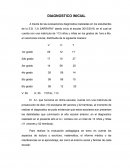 DIAGNOSTICO estudiantes de la E.B. “LA SARRAPIA”