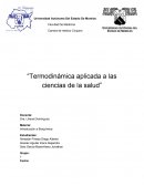 “Termodinámica aplicada a las ciencias de la salud”