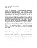 Informe: Immanuel Kant ¿Qué es la ilustración?
