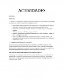 Actividades Proyecto de vida