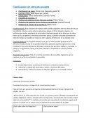 Planificación de ciencias sociales.Contenidos De Ciencias sociales