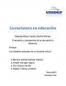 Desafíos actuales de un docente virtual.