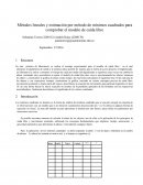 Métodos lineales y estimación por método de mínimos cuadrados para comprobar el modelo de caída libre
