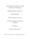 CIENCIA GEOGRAFICA Y DISCIPLINAS QUE LA AUXILIAN