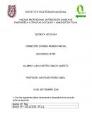Corrección de examen QUIMICA APLICADA.