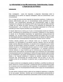 La informalidad en las Microempresas: Determinantes, Costos e Implicancias de Política
