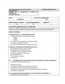 Programa Planeación Educativa.