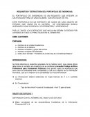 REQUISITO Y ETRUCTURA DE PORTAFOLIO DE EVIDENCIAS