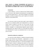 CASO “CARLOS H”, PERSONA TRANSGENERO QUE SOLICITA LA RECTIFICACION Y MODIFICACION DE SU ACTA DE NACIMIENTO EN LA QUE APAREZCA SU NOMBRE COMO “CARLA M”, DEL SEXO FEMENINO.