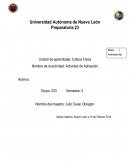 Participa en la práctica de primeros auxilios, forma parte del equipo asignado para llevar a cabo la práctica de medidas inmediatas y lesiones en la actividad física.
