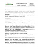 Procedimiento Consulta de Medicina General.