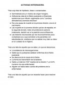 ACTIVIDAD INTEGRADORA *Haz unja lista de hipótesis, ideas o corazonadas.