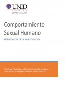 Comportamiento sexual humano en el que se planteara diferentes cuestiones