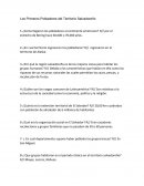 Los primeros pobladores en el territorio salvadoreño.