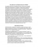 INFLUENCIA DE LAS REDES SOCIALES- INTERNET