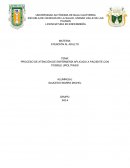 PROCESO DE ATENCIÓN DE ENFERMERÍA APLICADO A PACIENTE CON POSIBLE UROLITIASIS