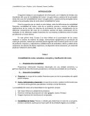 Contabilidad de costos, naturaleza, conceptos y clasificación del costo.