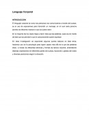 Lenguaje Corporal es como las personas nos comunicamos a través del cuerpo