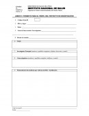 Formato para la elaboracion de perfil