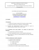 Control de constitucionalidad.