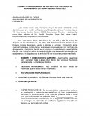 Formato de amparo indirecto.