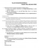 TALLER MACROECONOMIA Flexibilidad de precios