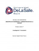 MAESTRIA EN INGENIERIAS Y ADMINISTRACION DE LA CALIDAD