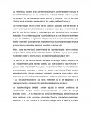 Las referencias iniciales a las nanotecnología