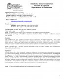 Cuestionario estadístico.