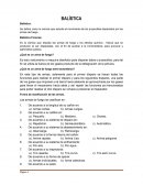 Balistica. ¿Qué es un arma de fuego?