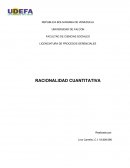 Racionalidad cuantitativa