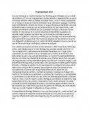 Resumen del libro Freanheit 451