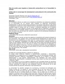 Plan de acción para impulsar el desarrollo sociocultural en la Comunidad La Juanita.