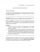 Carta intención de participación