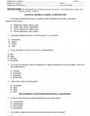 EXAMEN DE DIAGNÓSTICO DE CIENCIAS.
