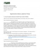 Argumentación, falacias y prejuicios: Trump