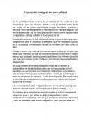Educacion integral en sexualidad