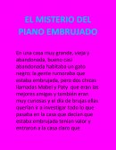 EL MISTERIO DEL PIANO EMBRUJADO