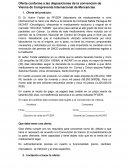 Oferta e Invitación a Ofertas de Contratos Internacionales